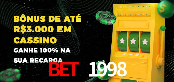Bet 1998 melhor bônus de depósito